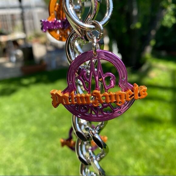 Limited Edition RARE Moncler x Palm Angels Silver Logo Chain Belt / Necklace - Picture 10 of 16